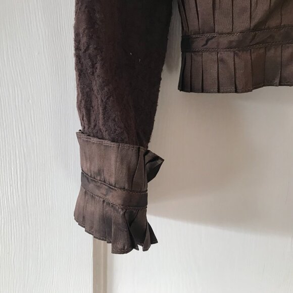 Tracy Reese | Lacy Ribbon-Trimmed Cardigan - Picture 4 of 14